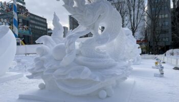 Тайские художники блистают на японском конкурсе снежных скульптур