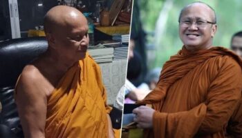 Монах пожертвовал 300 000 бат на восстановление разрушенной пожаром резиденции