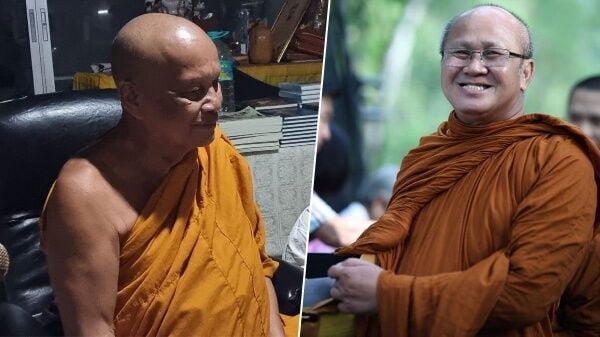 Монах пожертвовал 300 000 бат на восстановление разрушенной пожаром резиденции