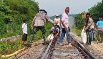 Экстремальная жара изгибает железнодорожные пути