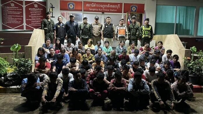 Более 50 граждан Бирмы задержаны при задержании на границе