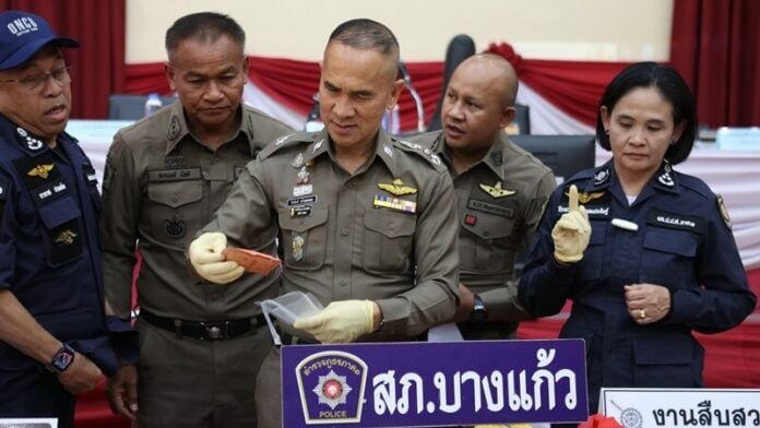 В ходе операции по борьбе с наркотиками в Самут Пракан было изъято наркотиков на сумму 10 миллионов бат