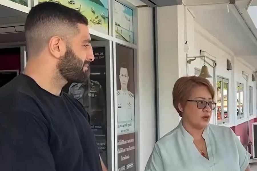 Взбешенный: истерика российского туриста на светофоре на Пхукете