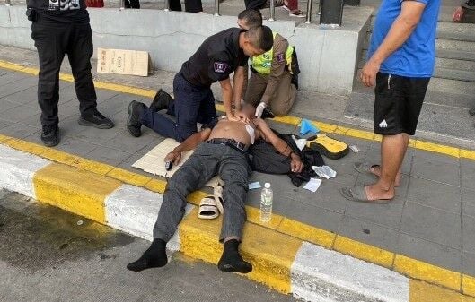 Жертва сердечного приступа в Бангкоке была спасена в самый последний момент