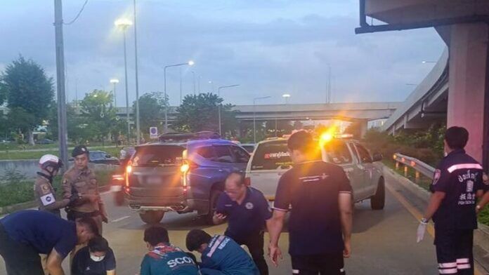 Мотоциклист погиб, упав с эстакады в Бангкоке