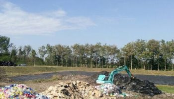 На мусоросжигательном заводе в Шри-Тэпе обнаружены бочки с химикатами