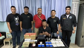 Полиция арестовала крупного наркоторговца во время рейда в кондоминиуме Чонбури