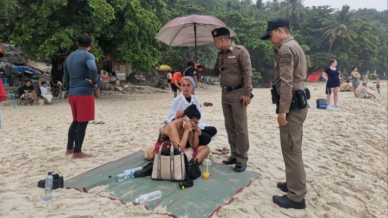 Туриста унесло в море отбойным течением на Пхукете