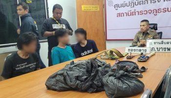 Шестеро арестованы за кражу электрических проводов в Самут-Пракане