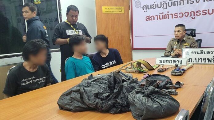 Шестеро арестованы за кражу электрических проводов в Самут-Пракане