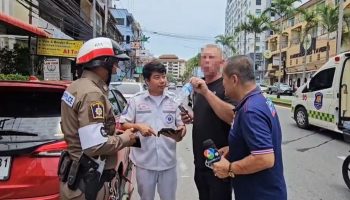 Британский турист врезался в иранского мотоциклиста в Паттайе