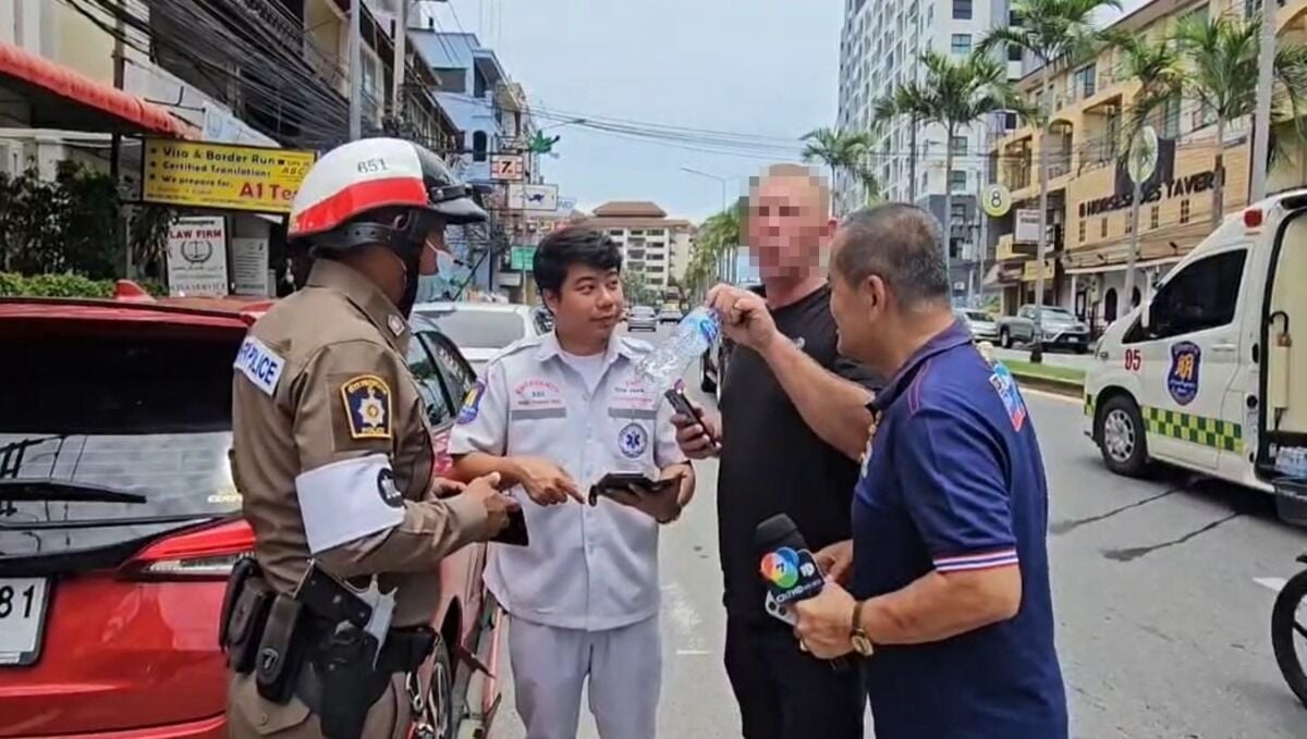 Британский турист врезался в иранского мотоциклиста в Паттайе