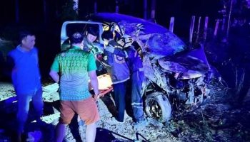 В результате автокатастрофы в Лампанге один человек погиб, еще один получил серьезные ранения