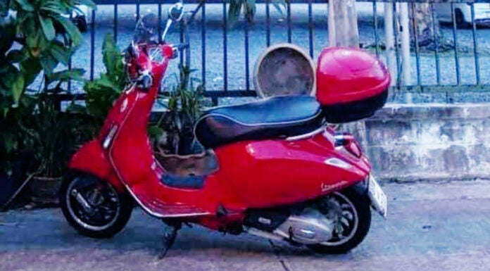Владелец Vespa desperado отправился на поиски украденного велосипеда в Паттайе