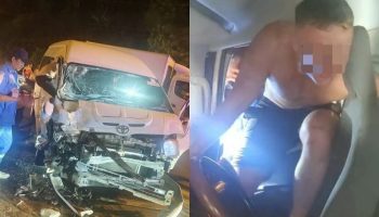 Иностранец сбежал из больницы, угнал фургон и разбился на Пхукете