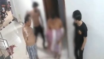 Какашка на вечеринке: пьяный тайский мужчина наложил в штаны, когда копы производили арест