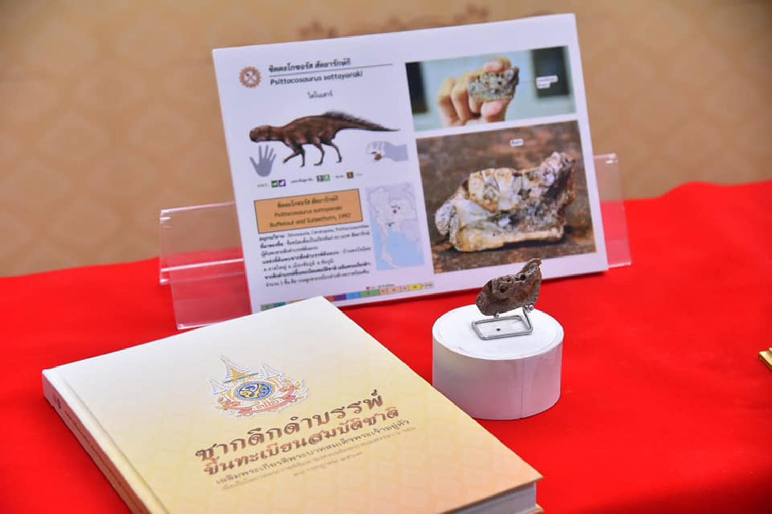 Книга демонстрирует ископаемое наследие королевства