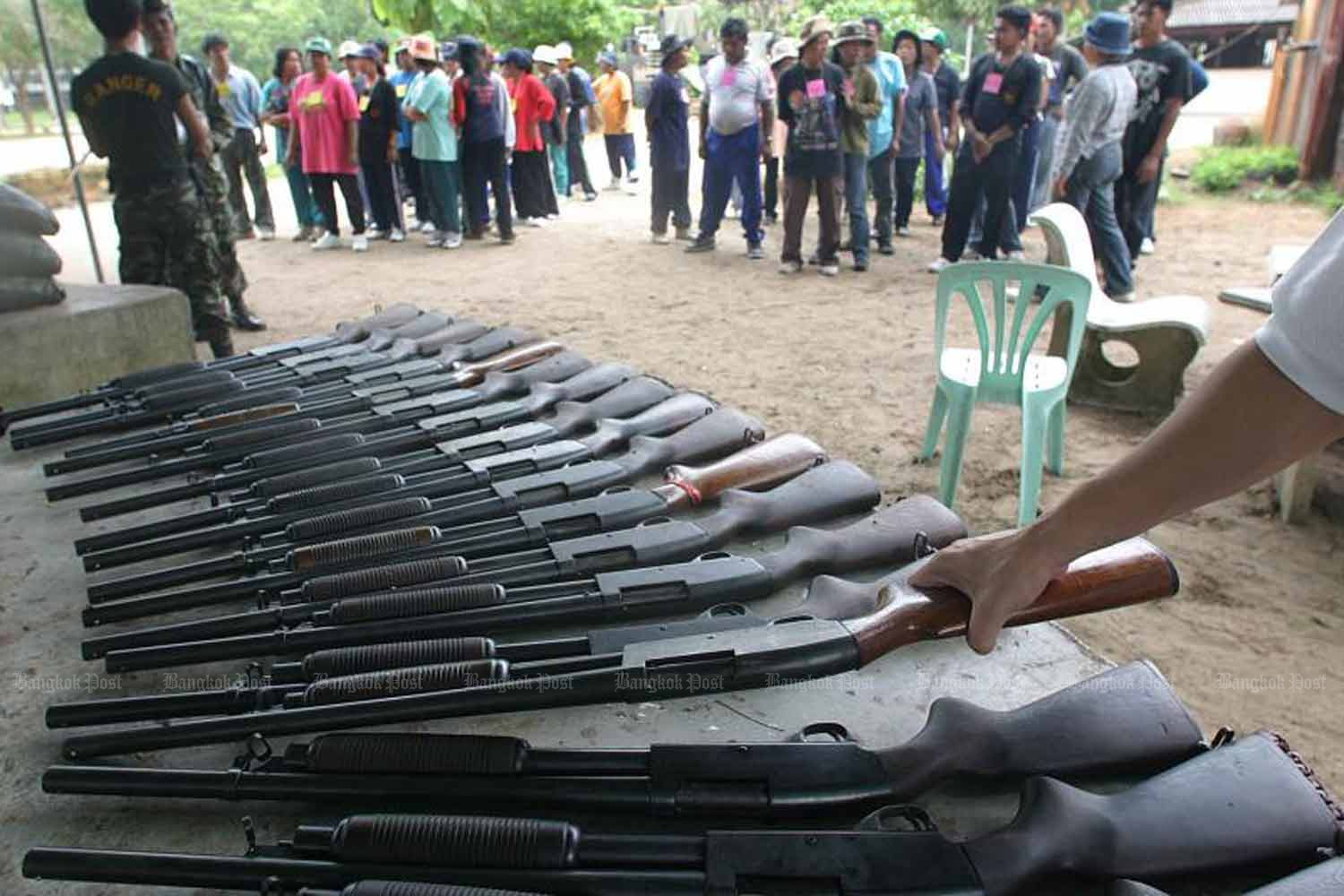 Многочисленные кражи оружия на юге Таиланда