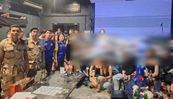 Полицейский рейд выявил несовершеннолетних посетителей бостонского рангсита в Патхумтхани