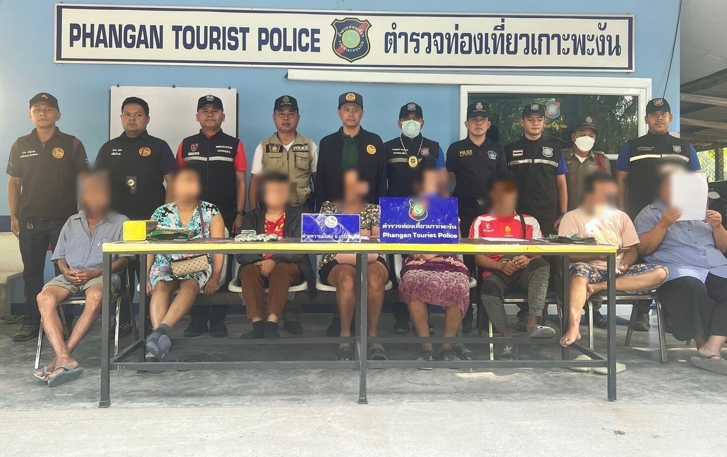 Полиция Сонгкхлы арестовала нелегальных рабочих на острове Пханган