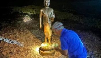 Потерянная статуя Будды найдена на плотине Сакхон Накхон спустя 20 лет