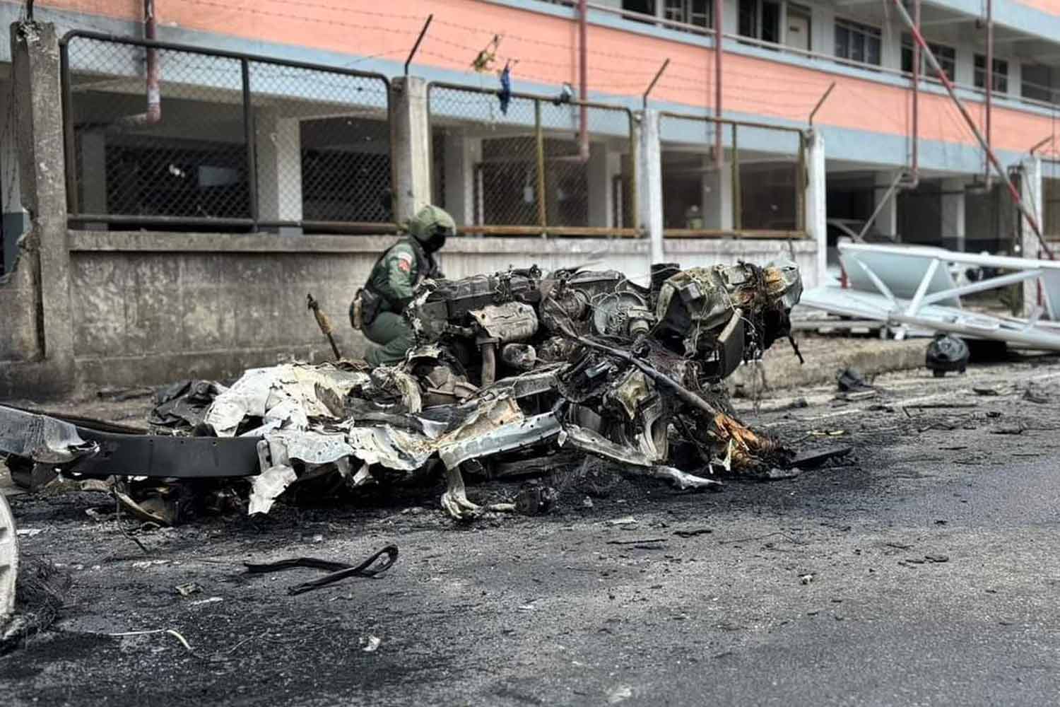 Правительственный пикап использовали в качестве заминированного автомобиля в Яле