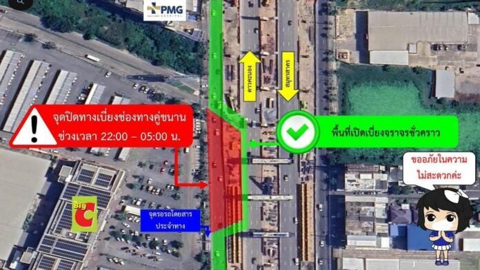 Въездные полосы на шоссе Рама II закрыты на строительные работы с 16 по 31 августа