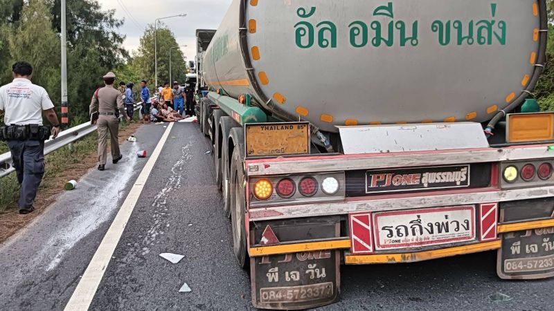 Женщина погибла в столкновении саленга с фурой в Май-Кхао