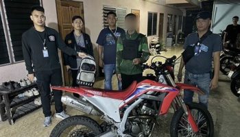 Мотоциклист арестован за езду на велосипеде в туннеле Паттайи