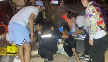 Мужчина из Кувейта ехал против транспортного потока и врезался в тайских всадников