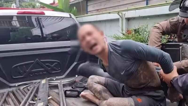 Мужчина с ножом устроил хаос в Удонтхани из-за наследства