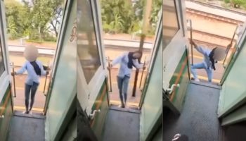 Пострадавший пассажир снимал рискованное видео из поезда