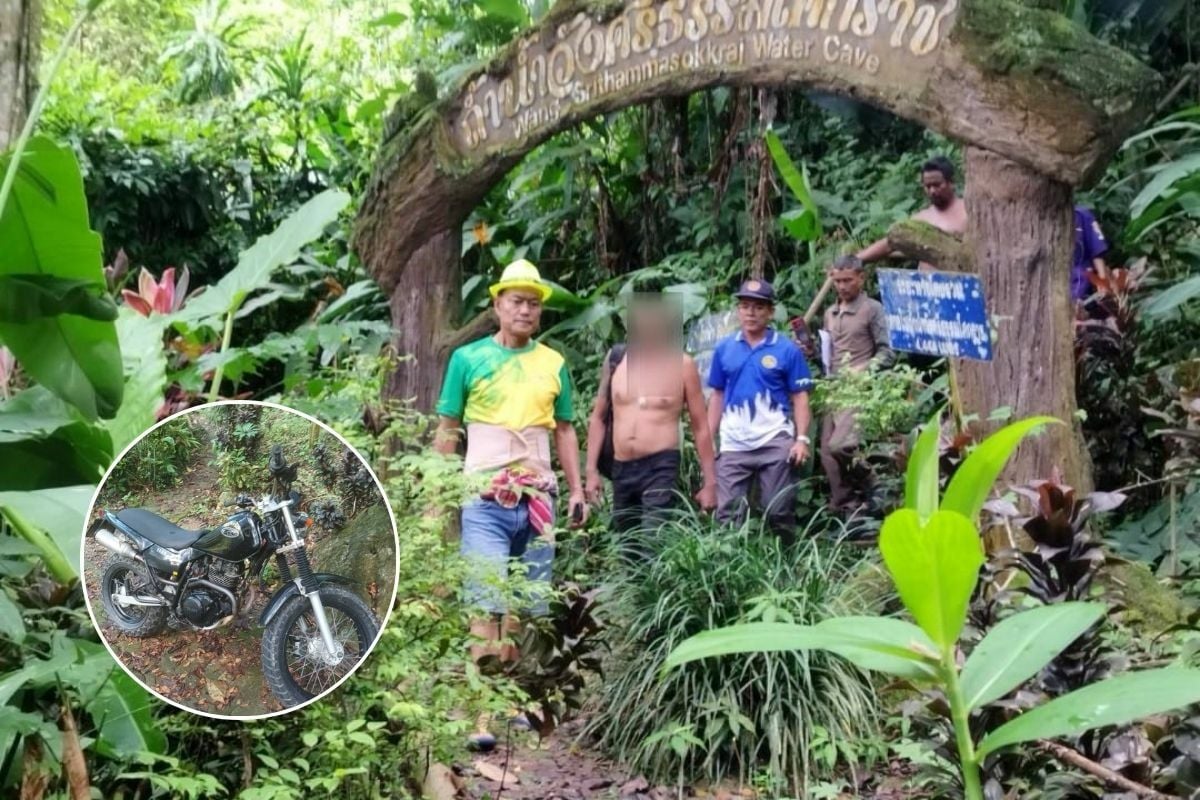 Тайский мужчина был спасен после 4 дней, проведенных в ловушке в пещере на юге Таиланда