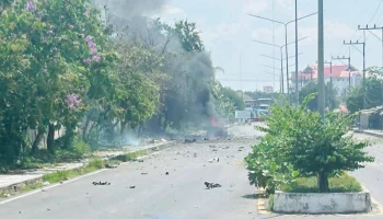Три бомбы попали в Паттани