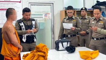 Фальшивый тайский монах арестован после попытки обмануть полицию в Хуахине