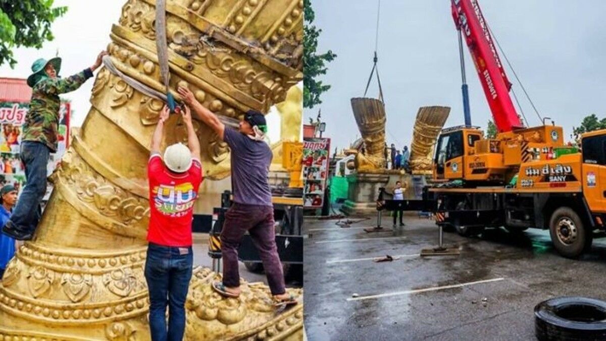 Храм Чиангмая приостановил строительство 19-метровой статуи после протестов общественности