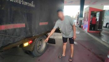 Шестиколесный грузовик сбивает служащего автозаправочной станции и убивает его