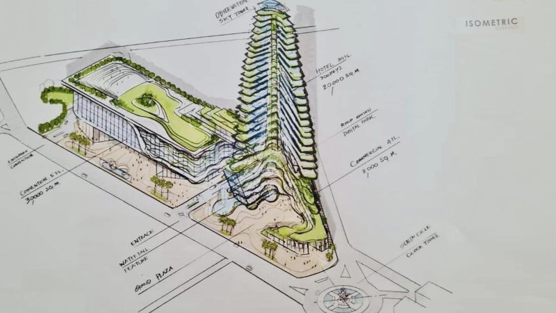 Эскизы нового выставочного комплекса в Пхукет-Тауне опубликовали в сети