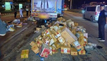 Водитель курьерской службы погиб в результате столкновения с 18-колесным автомобилем на шоссе 304