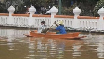 Жители Кох-Конга сталкиваются с продолжительным наводнением до Лой-Кратонга