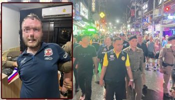 Иностранец задержан за пьяный дебош в Патонге