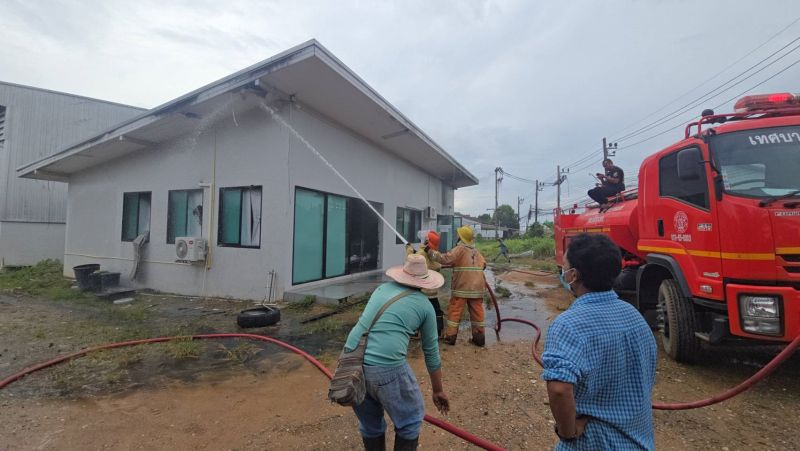 Конопляная ферма сгорела на Пхукете