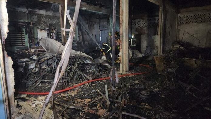 Пожар в магазине электровелосипедов Sisaket нанес ущерб на миллион батов