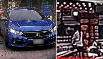 Синяя Honda сбежала с неоплаченной пиццей в Таиланде