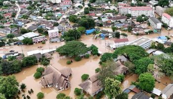 Чианграй борется с наводнением