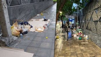 Жители кондоминиума в Чатучаке борются с растущими проблемами бездомных