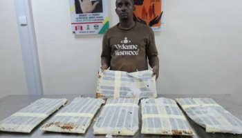 Нигериец, возвращавшийся из Таиланда, был задержан с крупной партией героина