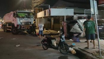 Ночная авария грузовика со сжиженным газом в Банг Паконге привела к серьезным разрушениям