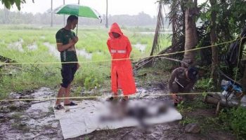 Останки человеческого скелета найдены вдоль дороги на канал Ратчабури