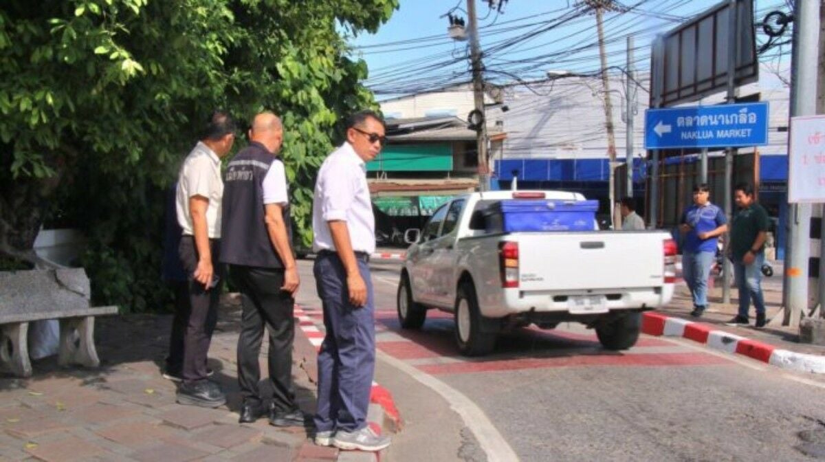 Город Паттайя планирует расширить перекресток, чтобы уменьшить пробки на дорогах